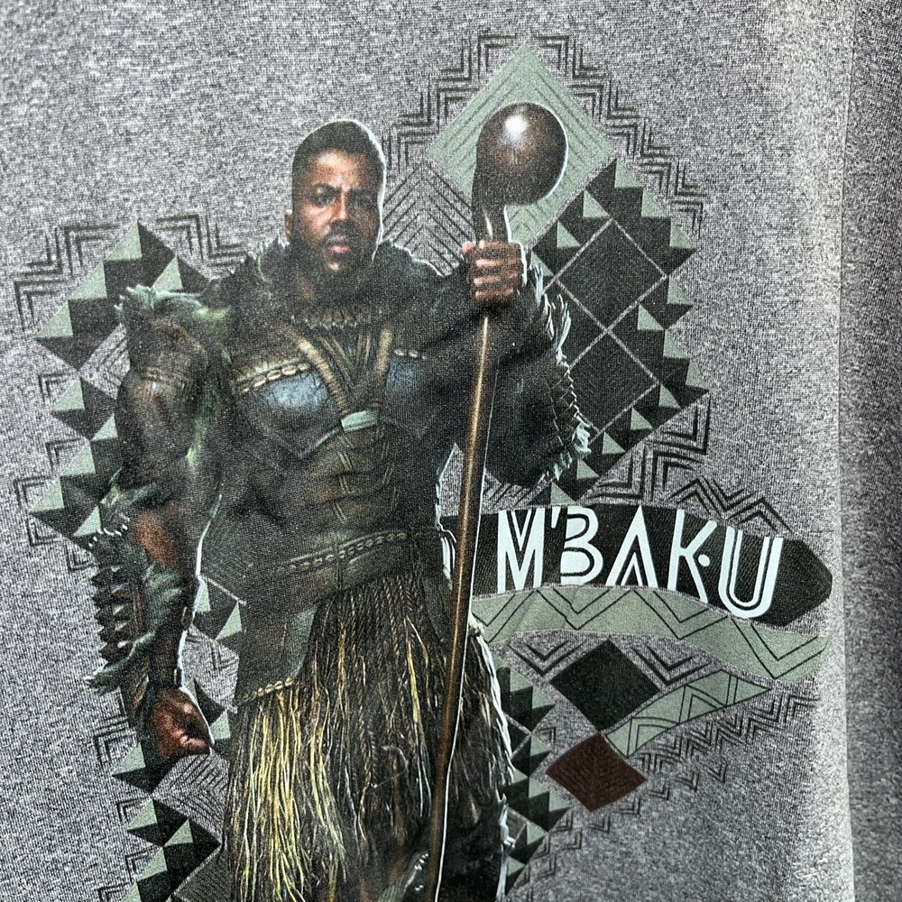 Marvel Black Panther M'Baku Graphic Tee Kids Youth Medium‎ Gray FS-1022 Shirt